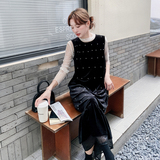 新款！波点背心连衣裙两件套套装2D003-A79-P145控208，女装套装/套裙，浙宝125