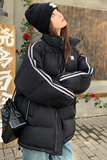 【羽绒】现货！韩版黑色90白鸭绒羽绒服外套9526-P295-控438，女装羽绒服，浙宝125