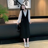 【新款】现货！设计感法式假两件连衣裙A16-P125-控178，女装连衣裙，浙宝125