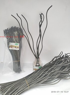 供应易强染色自然香薰挥发棒黑色无火香薰造型藤条∮4仿柳条280mm