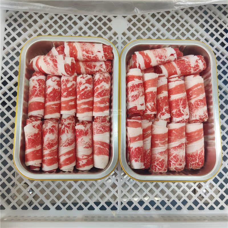 澳洲安格斯后胸肥牛卷火锅寿喜烧