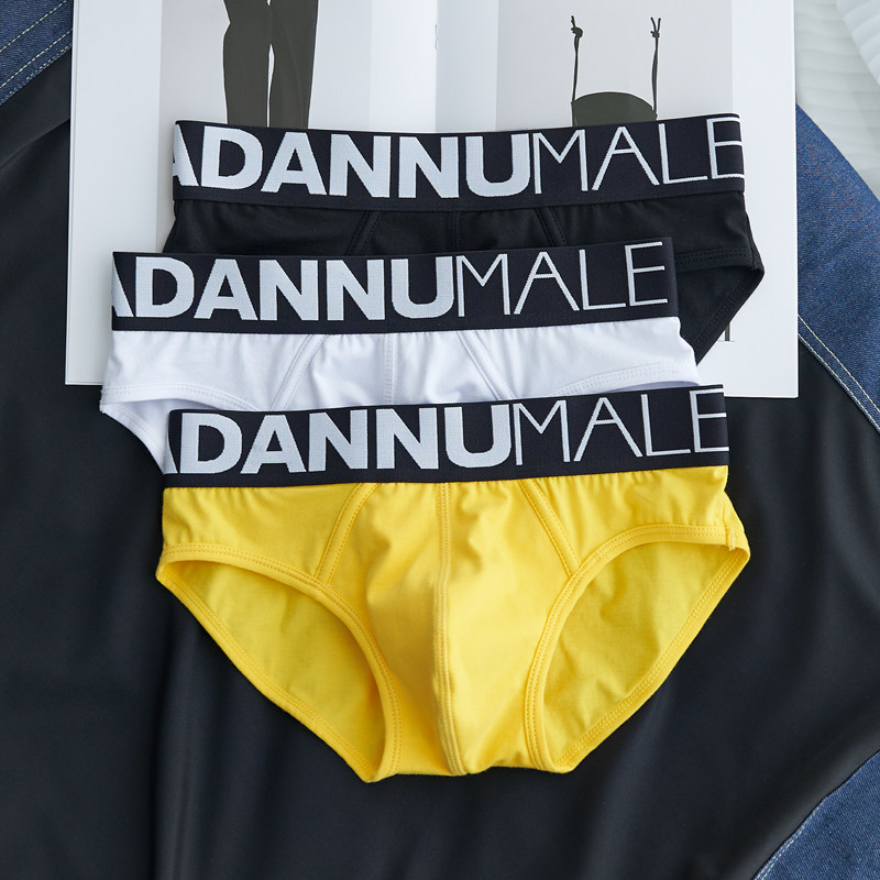 2条装男士三角裤低腰性感纯棉男生内裤纯色男款短裤透气运动潮流,女士内衣/男士内衣/家居服,男三角内裤,淘宝优惠券,粉丝福利购,淘宝优惠卷