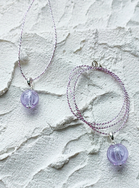 手编绳精油玻璃珠扩香项链包邮