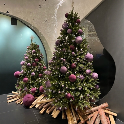 圣诞树2025新款客厅摆件高级感落地家用场景装饰布置造景室内创意