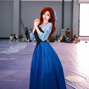 小美人鱼cosplay服迪士尼公主裙万圣节服装女装衣服成人动漫人物