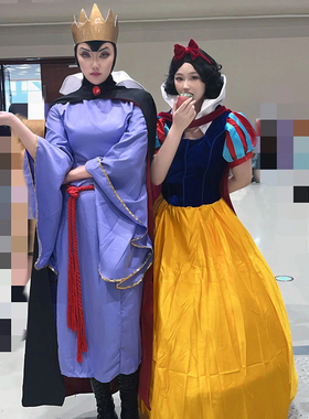 万圣节cosplay服女装服装成人服饰衣服装饰装扮白雪公主皇后道具