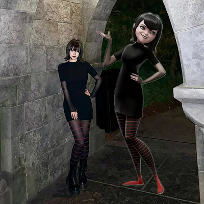 精灵旅社梅菲斯万圣节cosplay服女装服装服饰装扮衣服女生穿搭