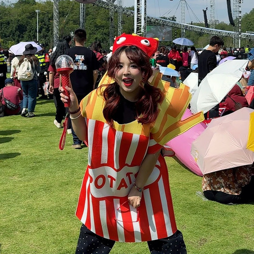 万圣节薯条cosplay服女装服装服饰装扮衣服女生角色扮演穿搭搞怪