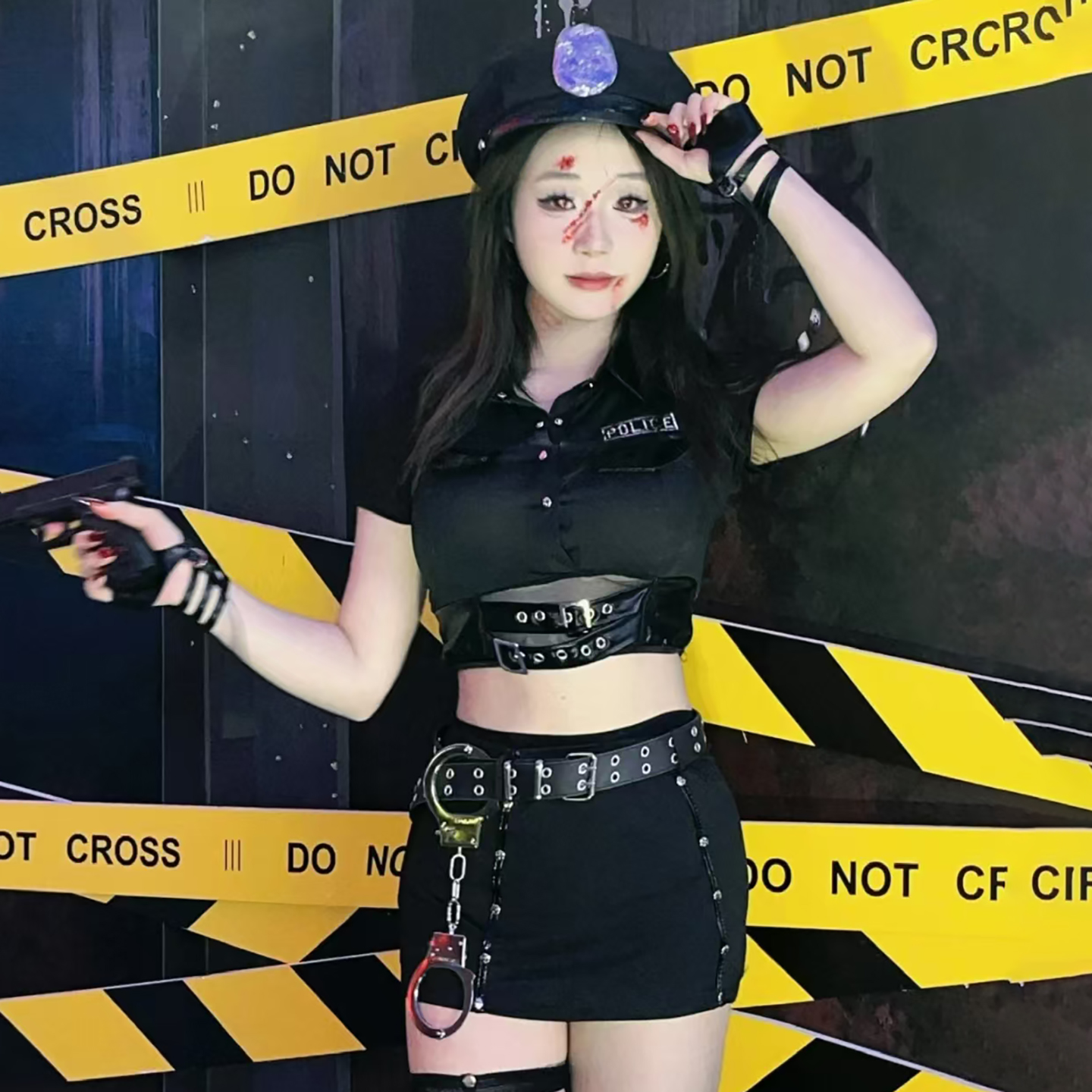 万圣节服装女警察cos服饰女装成人警官制服角色扮演衣服日常可穿