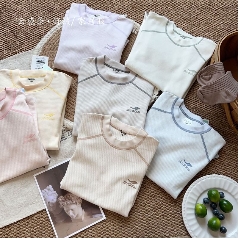 儿童套装2025秋冬新款Y021男女童韩版童装中大童舒绒家居服两件套