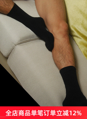 WeUp男士纯色棉质白色运动袜休闲绅士黑色中筒袜男 袜子男