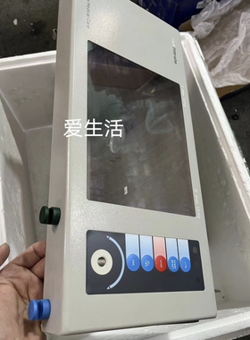 费森crrt屏幕外屏触摸屏液晶屏玻璃面板带框OK旋钮按键原装血透件