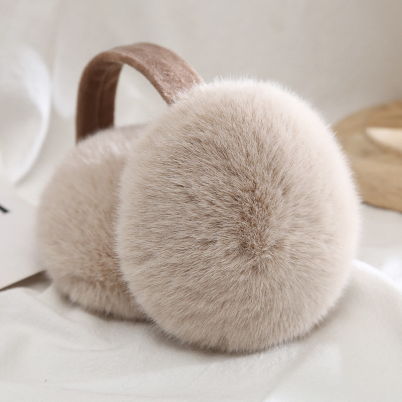 新款保暖耳罩学生毛绒耳套女冬加厚耳包男可折叠儿童防寒耳捂耳暖