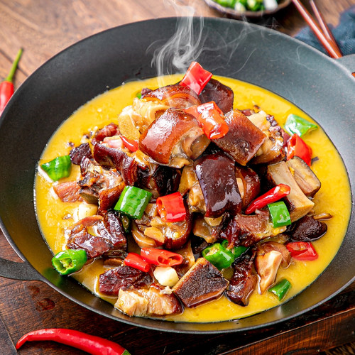 腊猪脚748g火锅干锅猪蹄膀