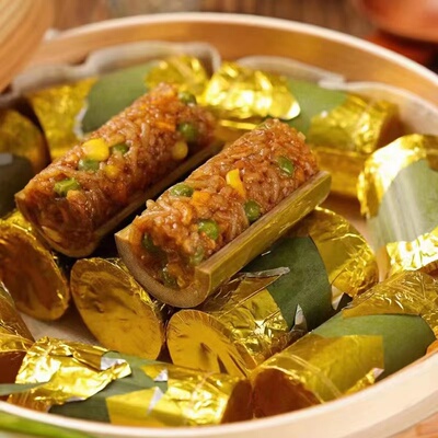 春涛竹香饭咸蛋黄糯米饭