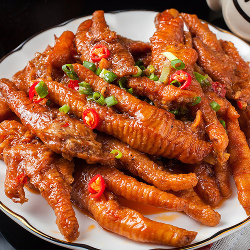 虎皮鸡爪卤鸡脚酒吧ktv小吃零食