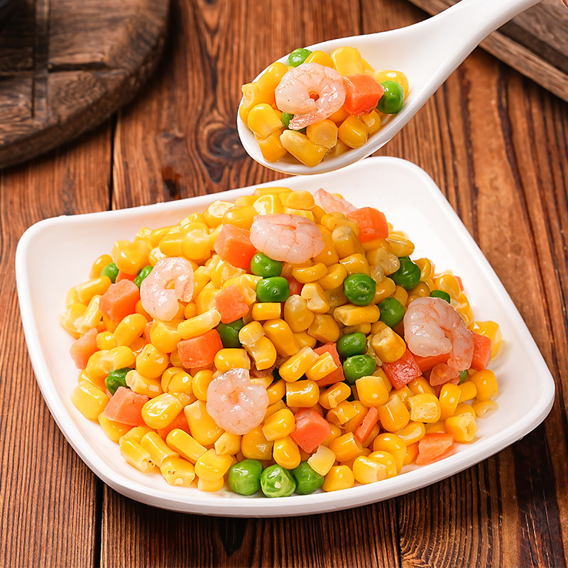 杂菜青豆玉米胡萝卜粒新鲜