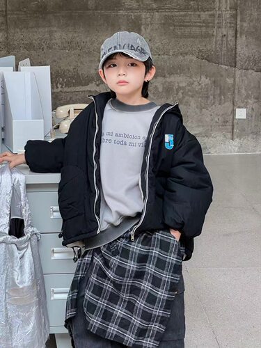 儿童秋冬款男童女童棉服2026新款今年流行爆款上衣宝宝断码120130