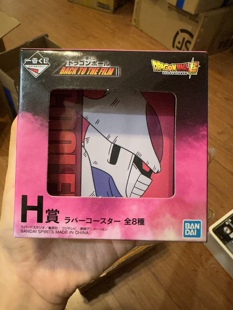 正版 现货 万代 眼镜厂 七 龙珠 一番赏H赏 杯垫 沙鲁 景品