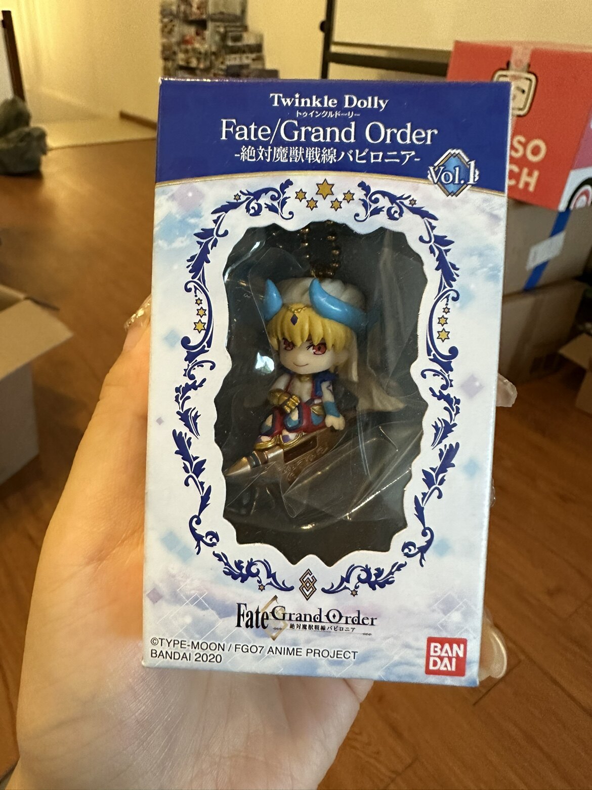 正版现货 万代食玩挂件 FATE FGO 金闪闪 魔兽战线 第1弹