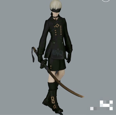 正版现货 普通版 FLARE SE 尼尔：机械纪元 9S 寄叶9号S型 手办