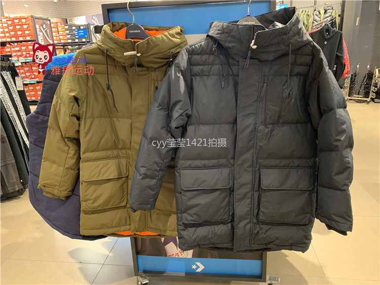 正品匡威converse专柜连帽羽绒服