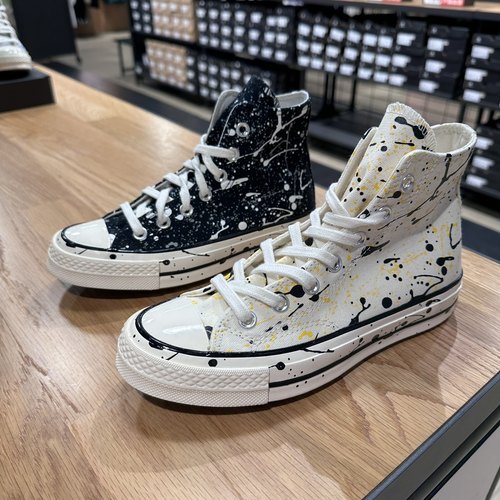 匡威正品1970s泼墨高帮帆布鞋