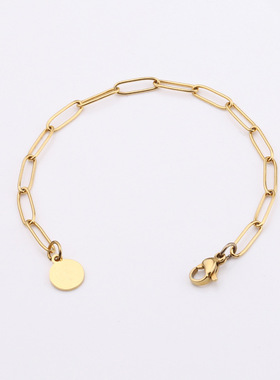 真金镂空韩国百搭礼物手链