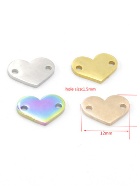 diy小桃心饰品配件吊坠送女友