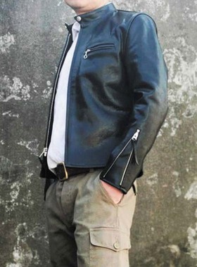 日系复古机车夹克真皮皮衣非茶芯马皮BUCO j-100 LANGLITZ,VANSON