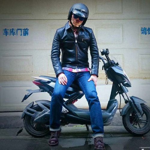 1930机车夹克阿美咔叽修身