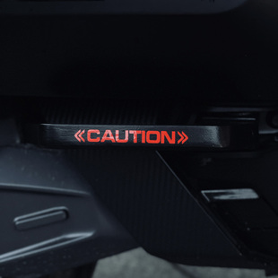 CAUTION小牛电动车NXT后脚踏反光贴纸个性改装防水车贴