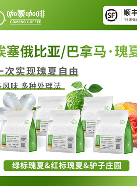 咖蒙咖啡进口瑰夏云南手冲咖啡豆精品新鲜烘焙可现磨咖啡粉125g