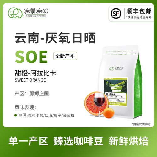 咖蒙甜橙SOE意式拼配咖啡豆250g