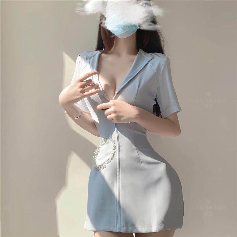 今晚不睡觉性感纯欲护士制服套装cosplay辣妹医生万圣节夜场女仆