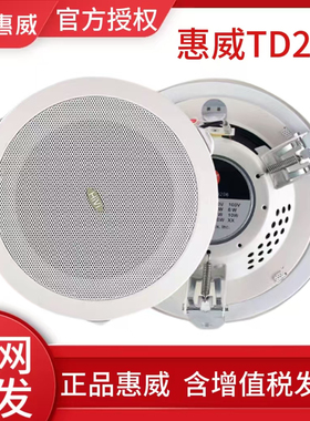 Hivi/惠威 TD206定压吸顶天花喇叭吊顶音响5寸蓝牙音箱背景音乐