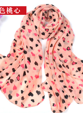 春秋韩版雪纺冬季长款围巾女士丝巾披肩亏本挣人气满3条全国包邮