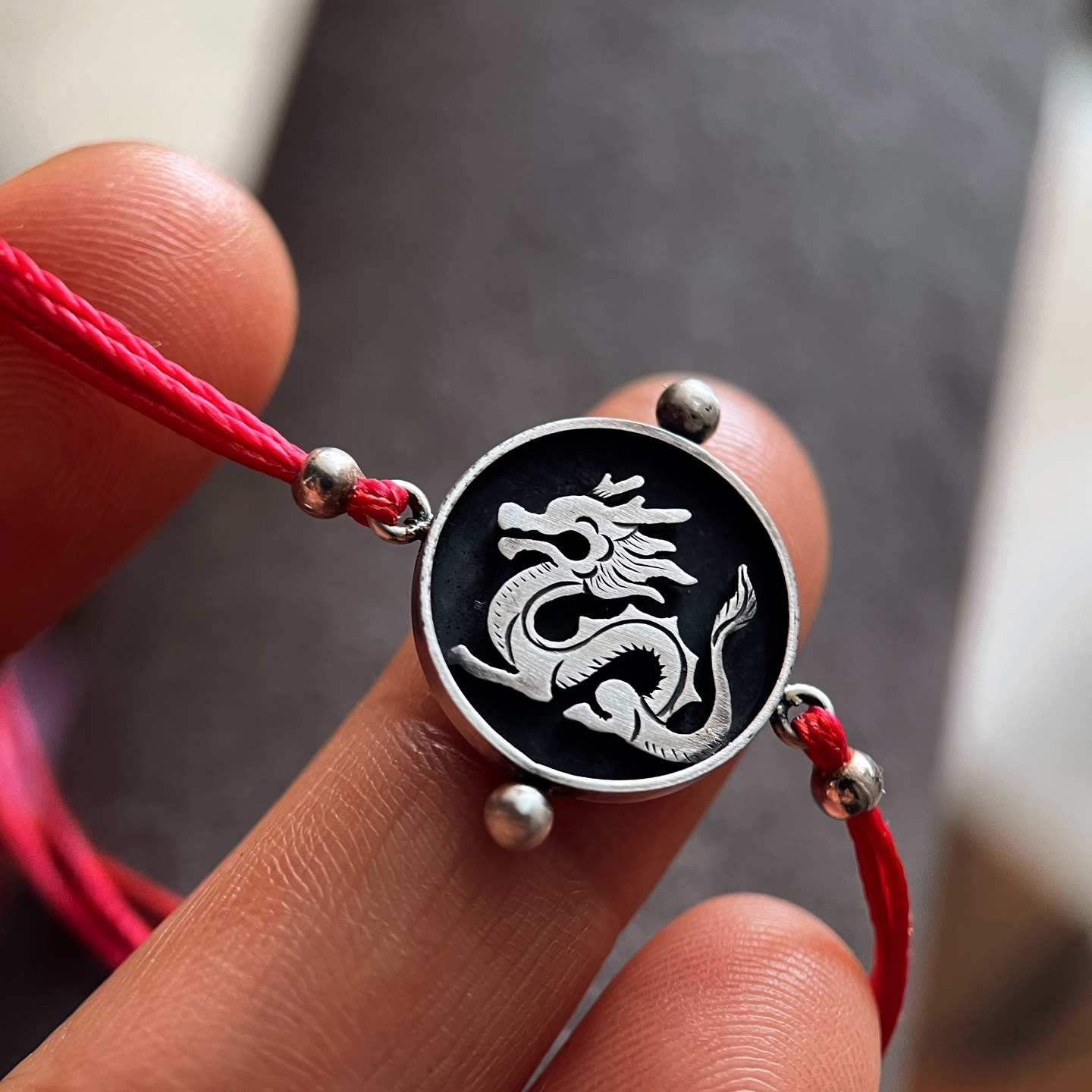 HUIHUI玩儿金工生肖龙足银手作红绳小众首饰手链本命年女新年礼物,饰品/流行首饰/时尚饰品新,银饰手链,淘宝优惠券,粉丝福利购,淘宝优惠卷