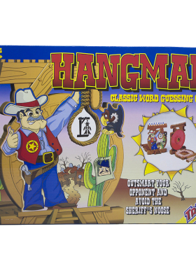 HANGMAN LE Pendu儿童英语拼字单词益智早教互动竞猜英文桌面游戏