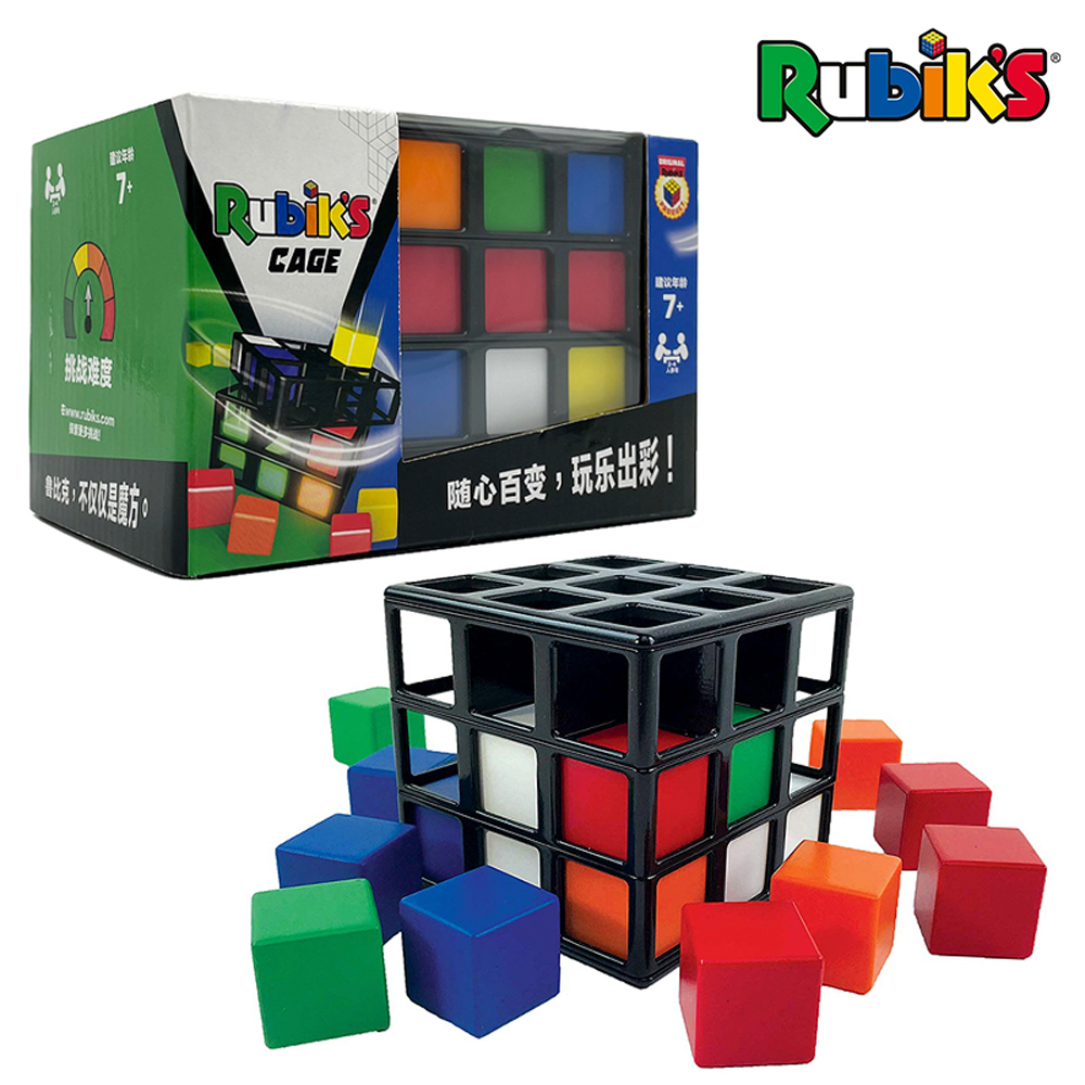 Rubik‘s Cube鲁比克魔方对战三连井字棋3D快速排序策略桌面游戏