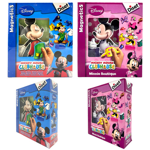 Diset Disney Magnetics迪士尼米老鼠磁性贴3D服饰装扮益智玩具