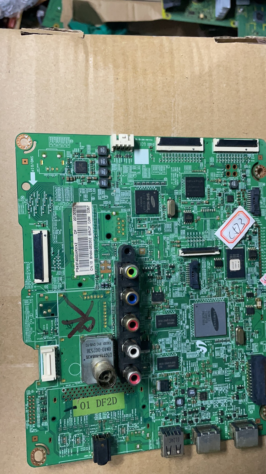 拆机三星PS43F4000ARXXR 主板BN41-01963C 屏S43SD-YD02