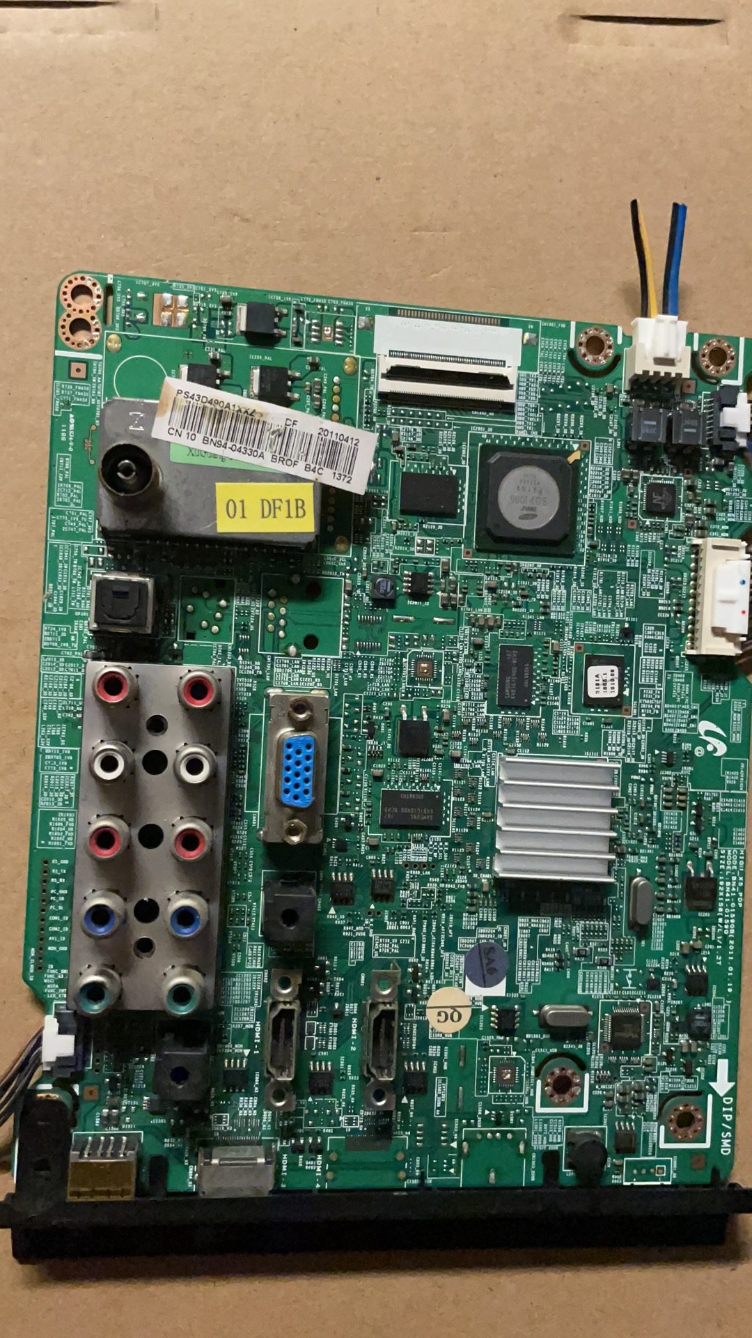 原装三星等离子PS43D450A2 PS51D490A1主板 BN41-01590B 配屏可