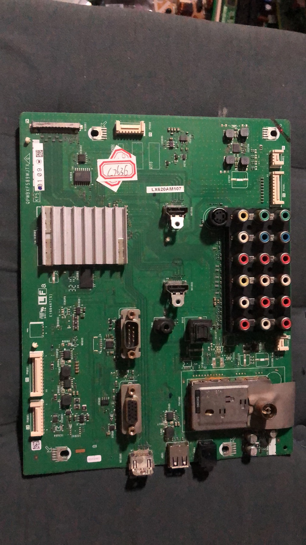 原装夏普LCD-40LX620A主板 QPWBXF589WJTX KF589 屏LK400D3LWQRX