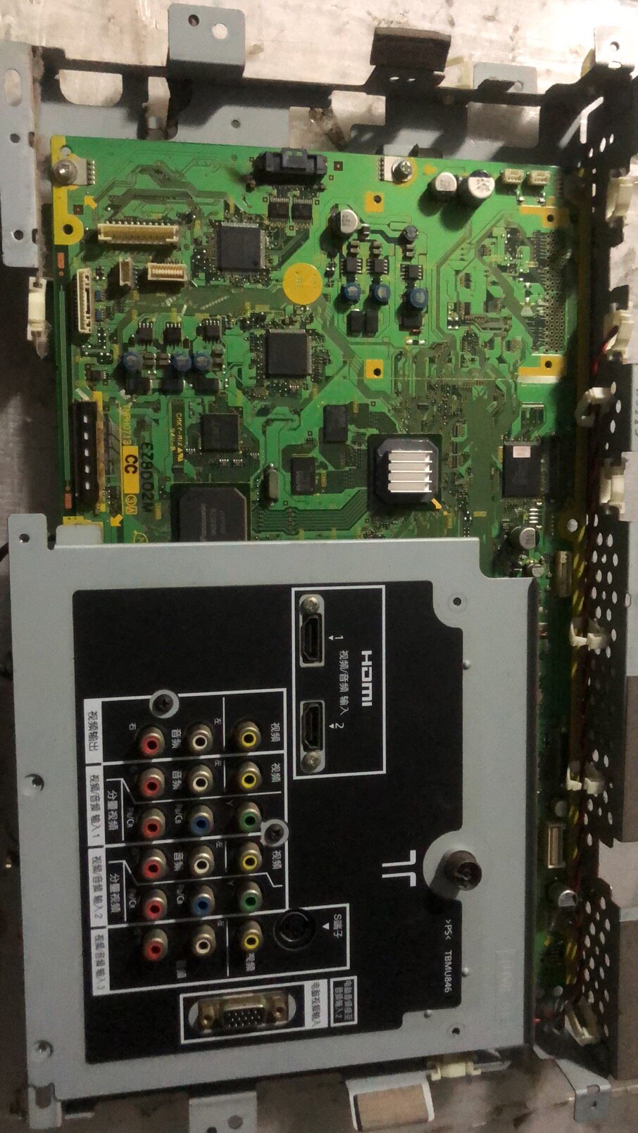 原装松下TH-42PV80C 主板TNPH0713 CC 配屏MC106H23TC11