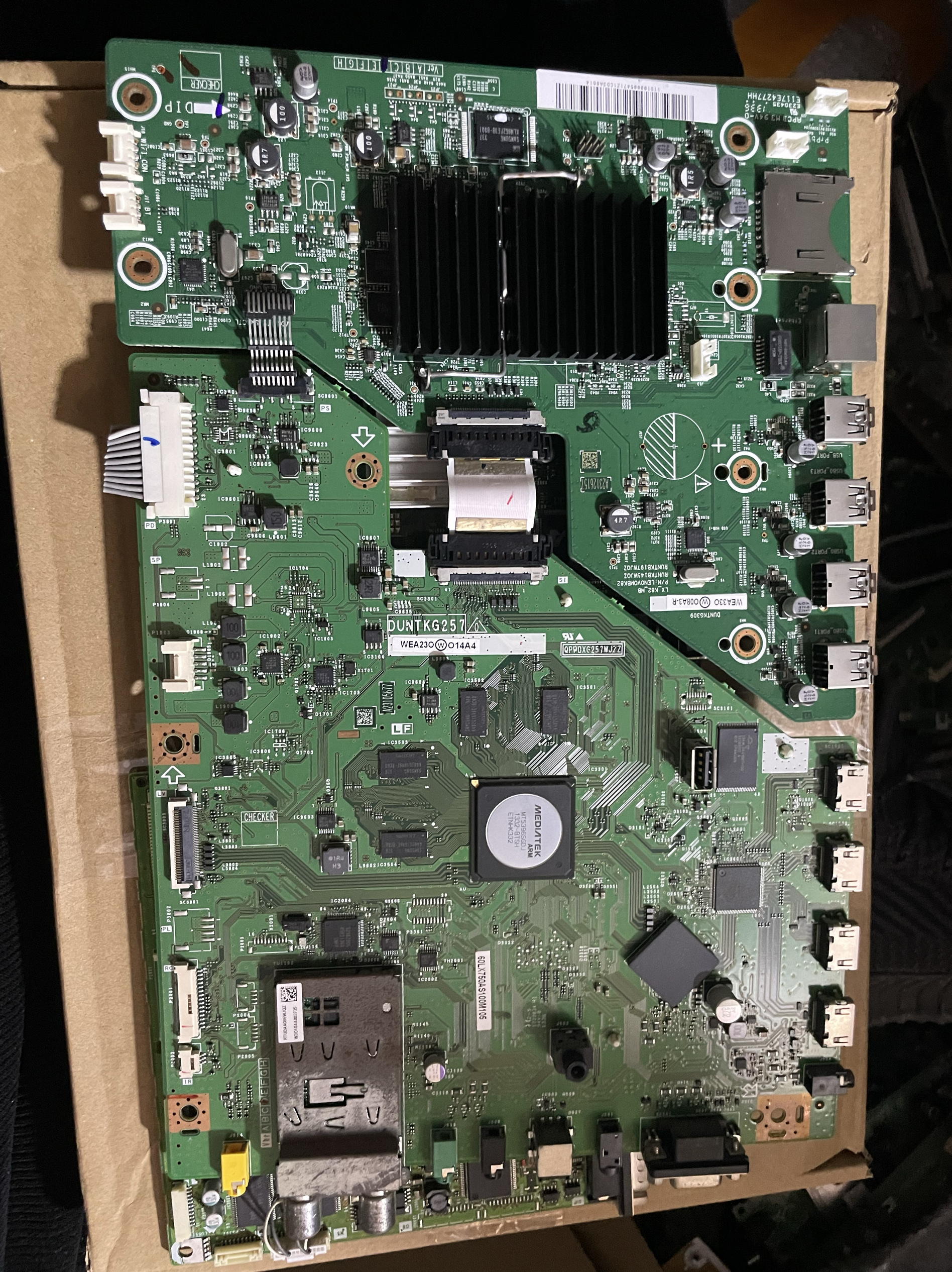 整套价 夏普LCD-60LX750A主板QPWBXG257WJZZ 屏JE600D3GV2AX