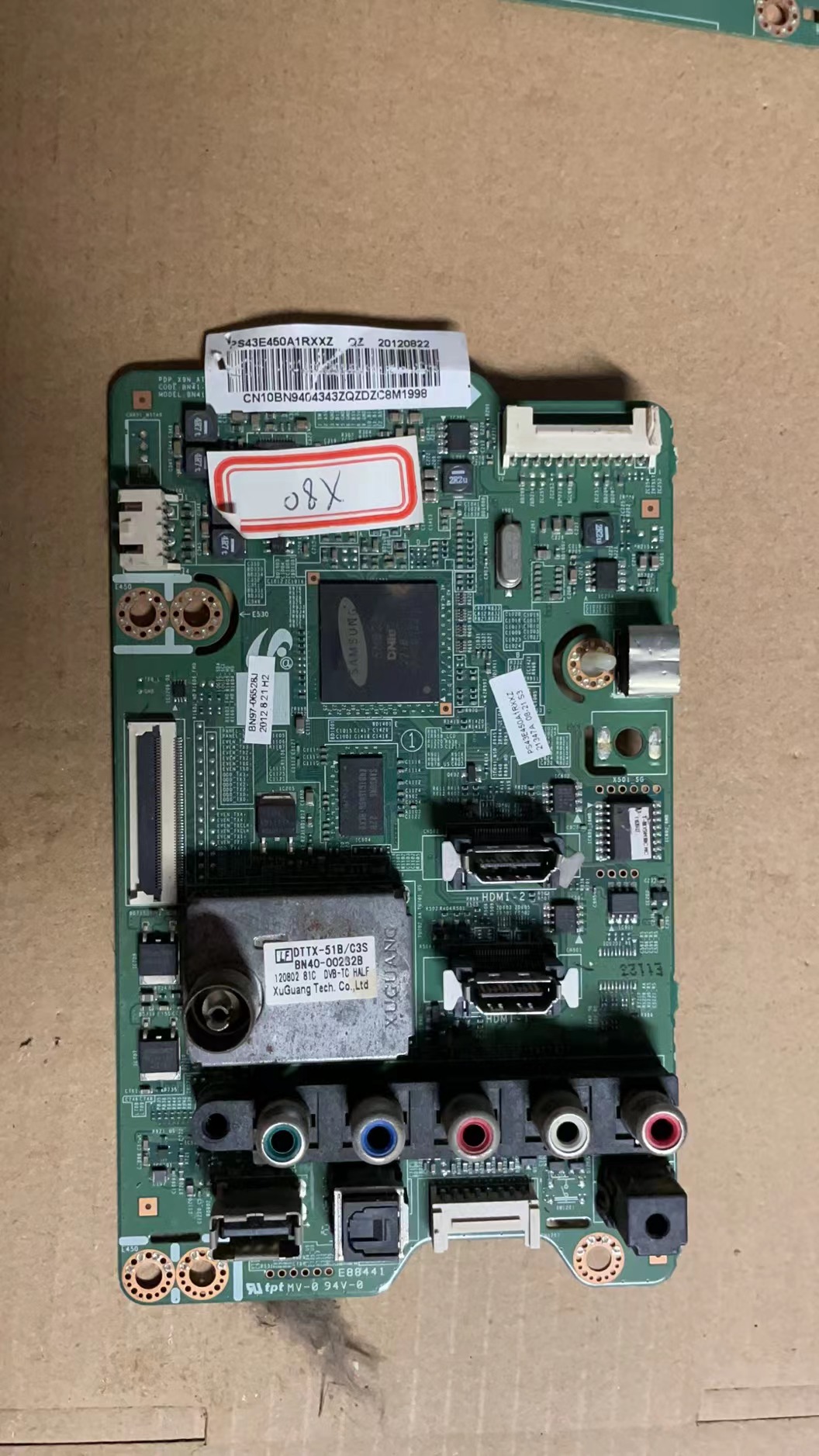 拆机三星PS51E450AIR 主板BN41-01799A 配屏S51AX-YB01