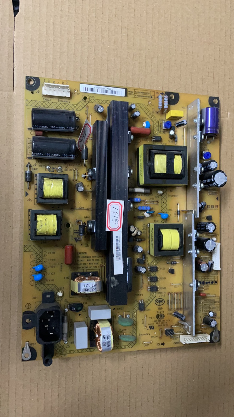 长虹3D51C2080电源板R-HS250B-5HF01/5HF02 XR7.820.192V1.5/V1.6