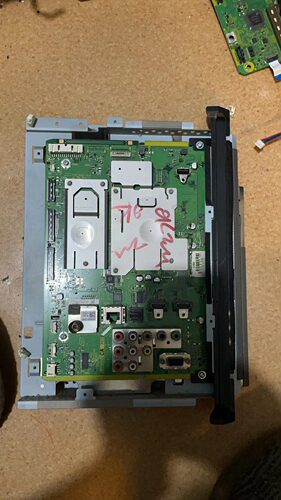 拆机松下TH-P50UT30C 主板TNPH0948 CB 1A 屏MC117FU1400