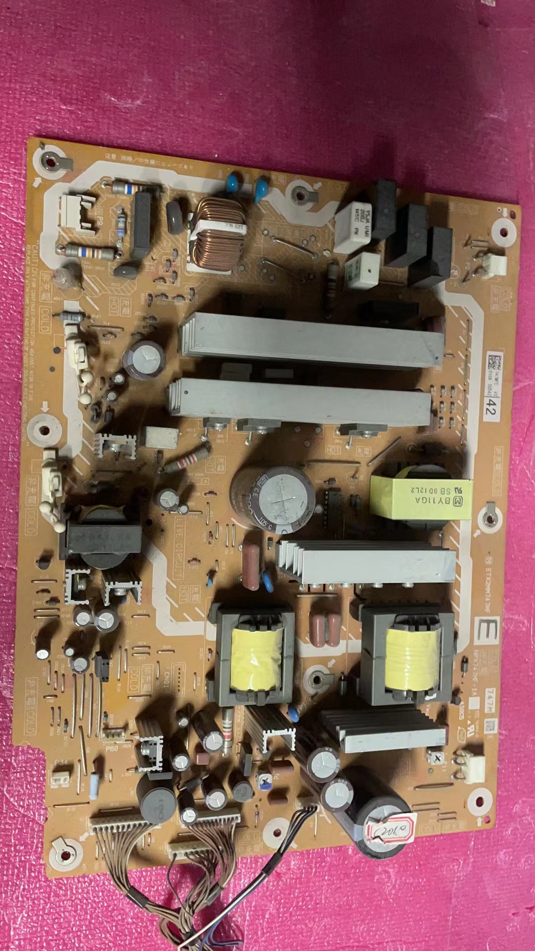 松下TH-P50S10C TH-P46S10C TH-P42S10C电源板 ETX2MM747MF G E K